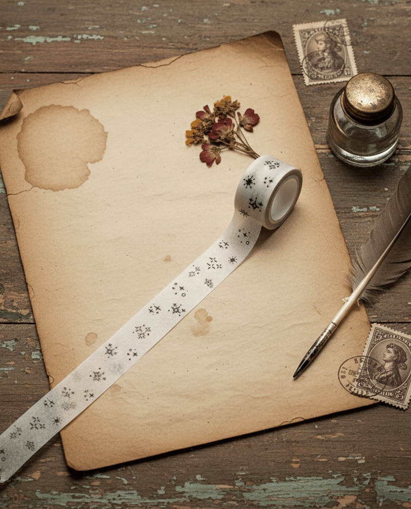 SHYMONSTER Black Coc Masking Tape - Washi Tape