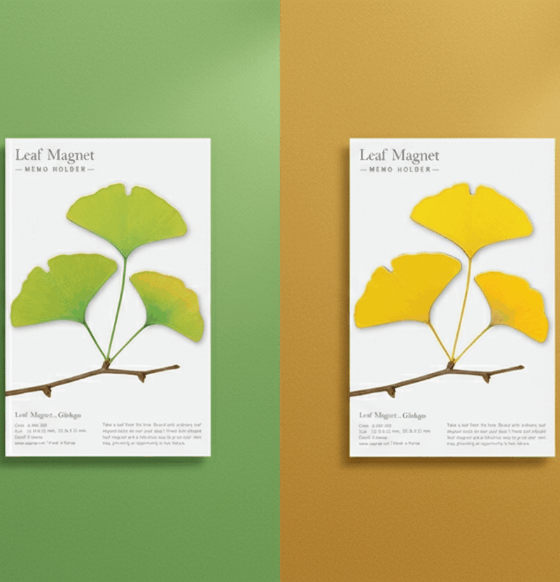 Appree Leaf Magnet Ginkgo Leaf 3pieces Set - Home & Living - View 1