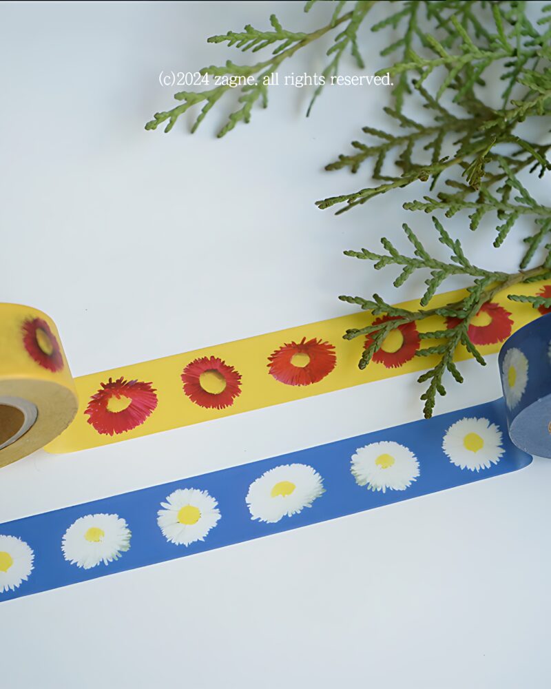 ZAGNE English Daisy Masking Tape - Washi Tape