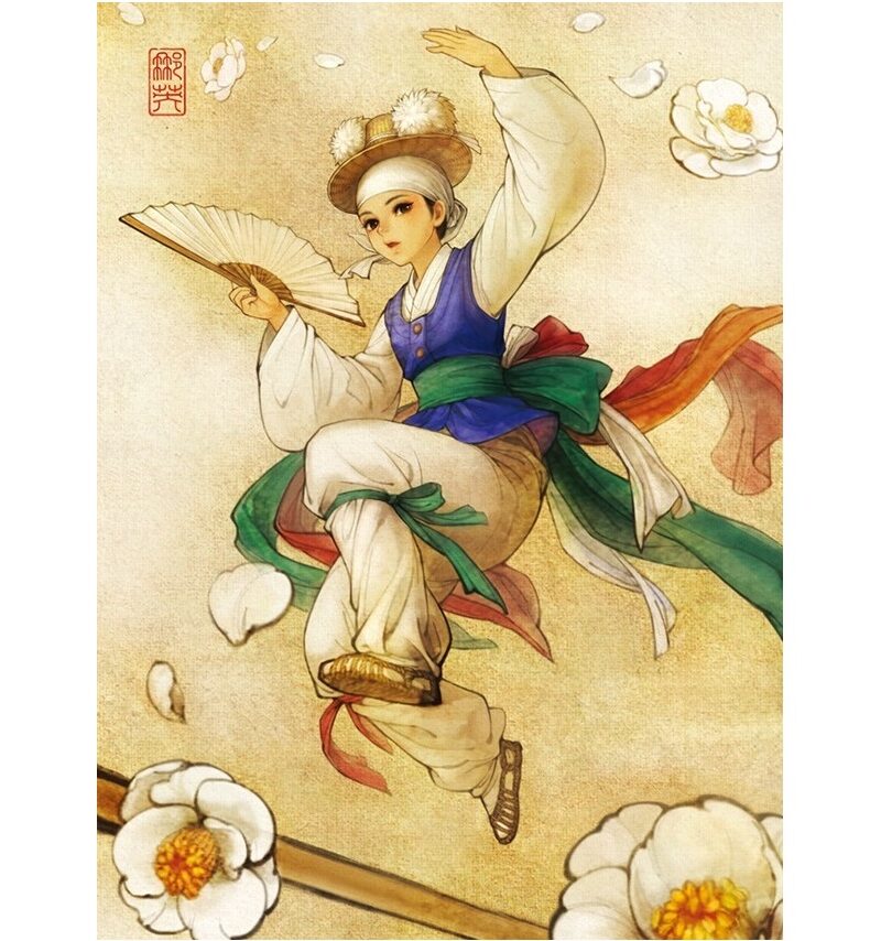 Korean Tightrope Walking Mini Jigsaw Puzzle 500 Pieces