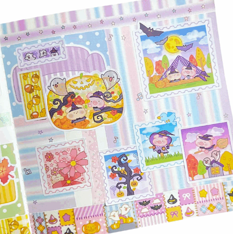 Alternative view of DEAR MY HA Quilt Fall Halloween Masking Tape