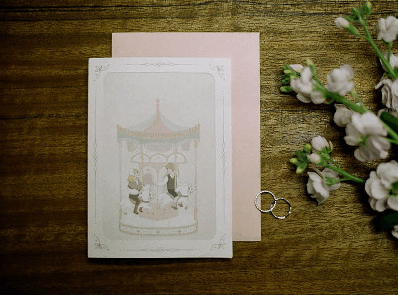 Alternative view of DEAR MOMENT Card Merrygoround