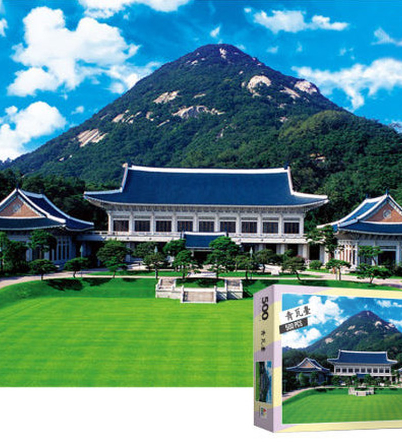 PUZZLE GALLERY 500 Piece Jigsaw Puzzle Blue House(Cheong Wa Dae) in Seoul South Korea