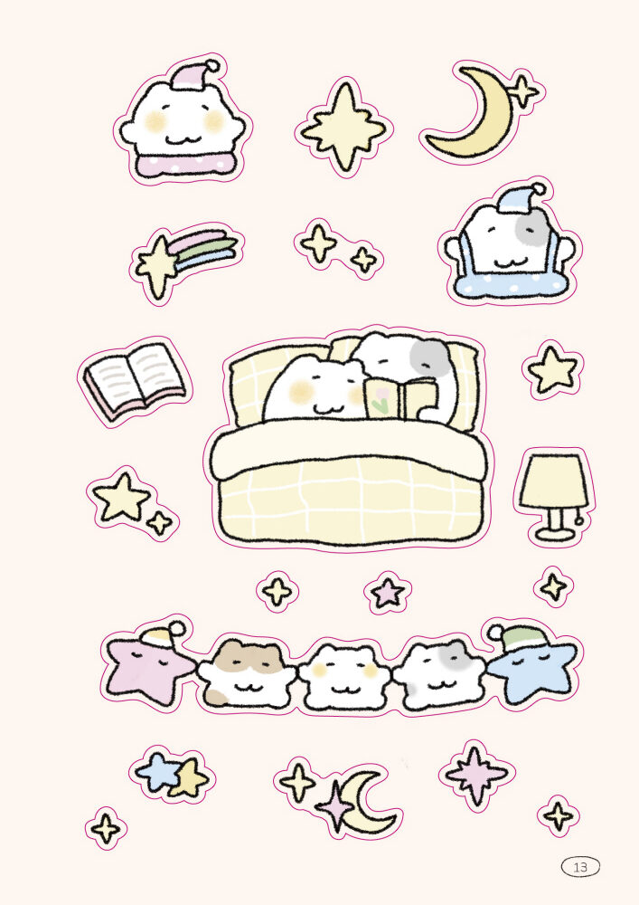 Alternative view of Soft and Squishy NyangNyangMon Sticker Book