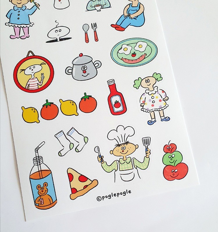 Alternative view of POGLE POGLE Happy Day Sticker ver.2