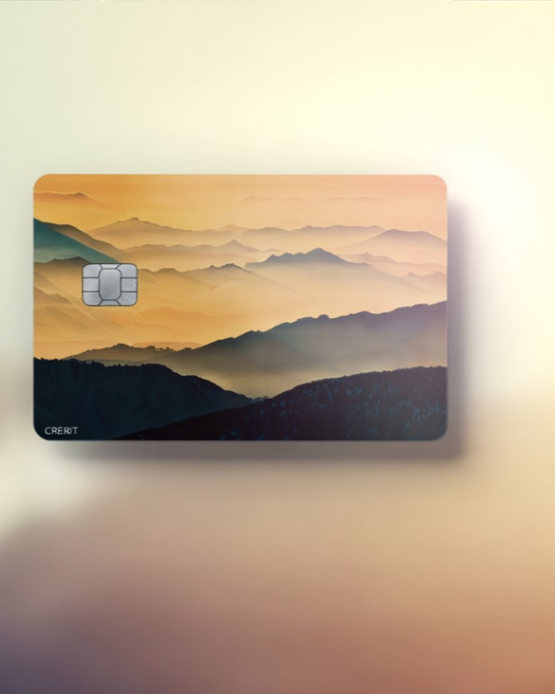 Alternative view of Korean Mujudeogyusan Landscape Card Sticker Cover