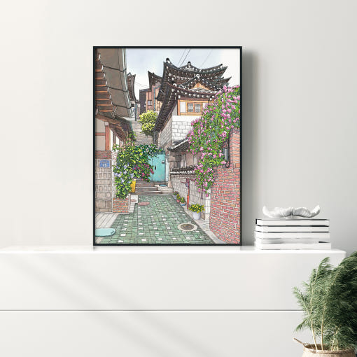 Alternative view of 500 Piece Jigsaw Puzzle – Gye dong Street