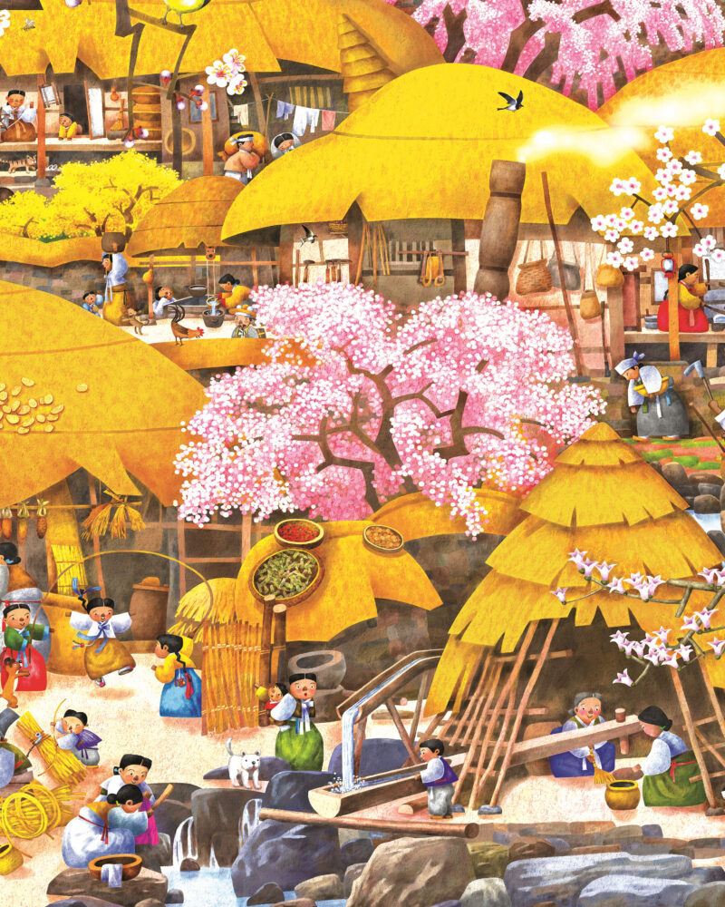 500-Piece Jigsaw Puzzle – Spring in Korea