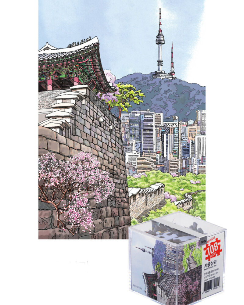 108 Pieces Seoul Mini Puzzle – Seoul City Wall