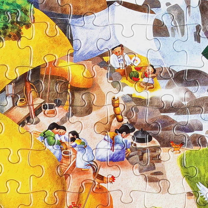 Alternative view of 500 Piece Jigsaw Puzzle – Summer in Korea