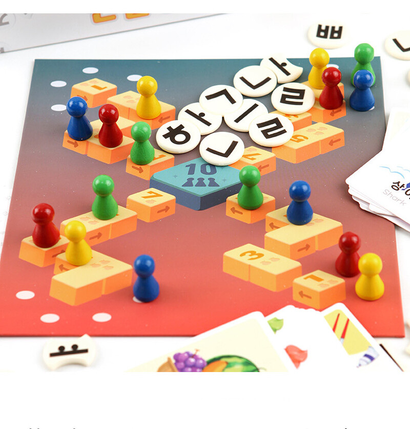 Alternative view of Hangeul Day Board Game (2–4 Players) – Korean Alphabet Initial Game