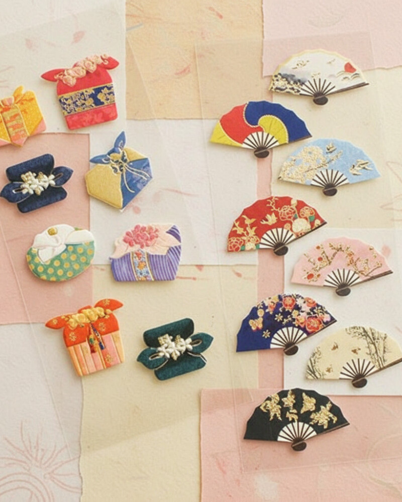 Korean Culture 3D Sticker Set