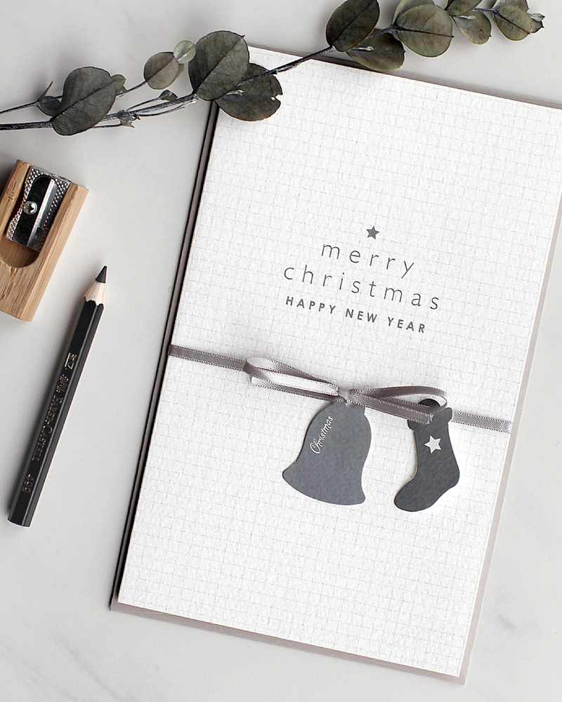 DBD Christmas Card Linen Snow