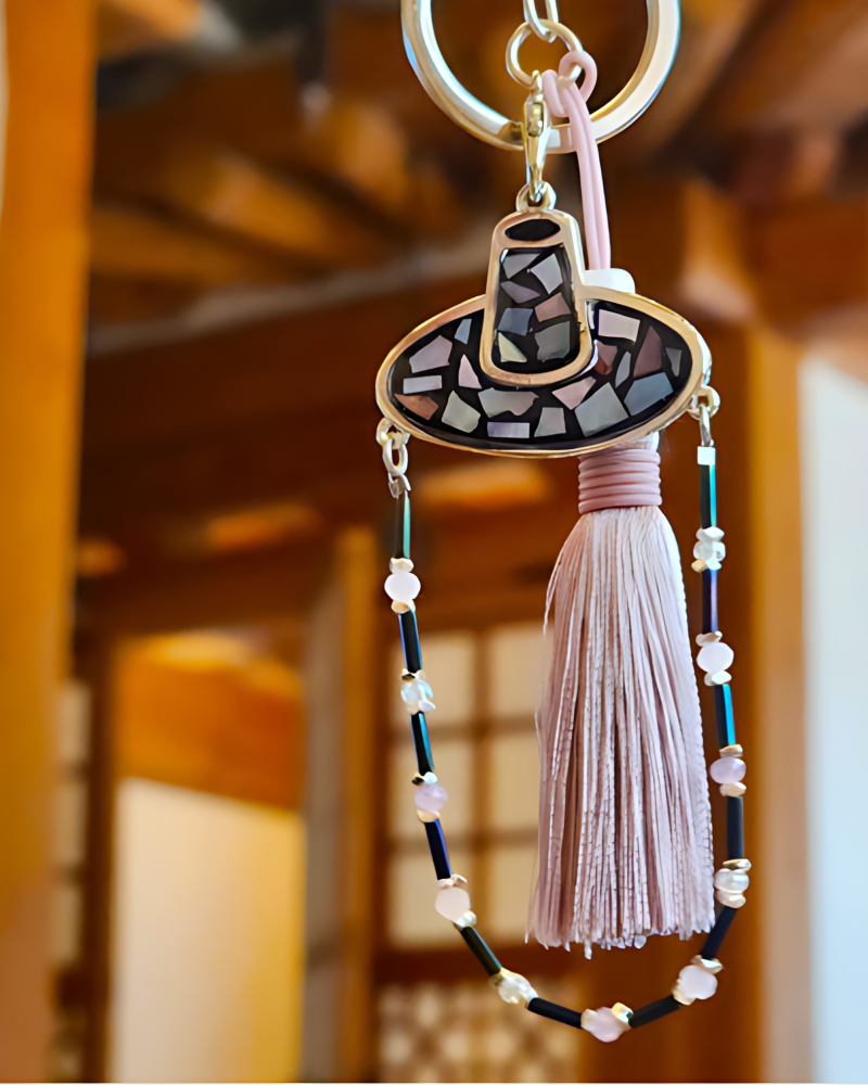 Handmade Korean Traditional Hat Gat Keychain