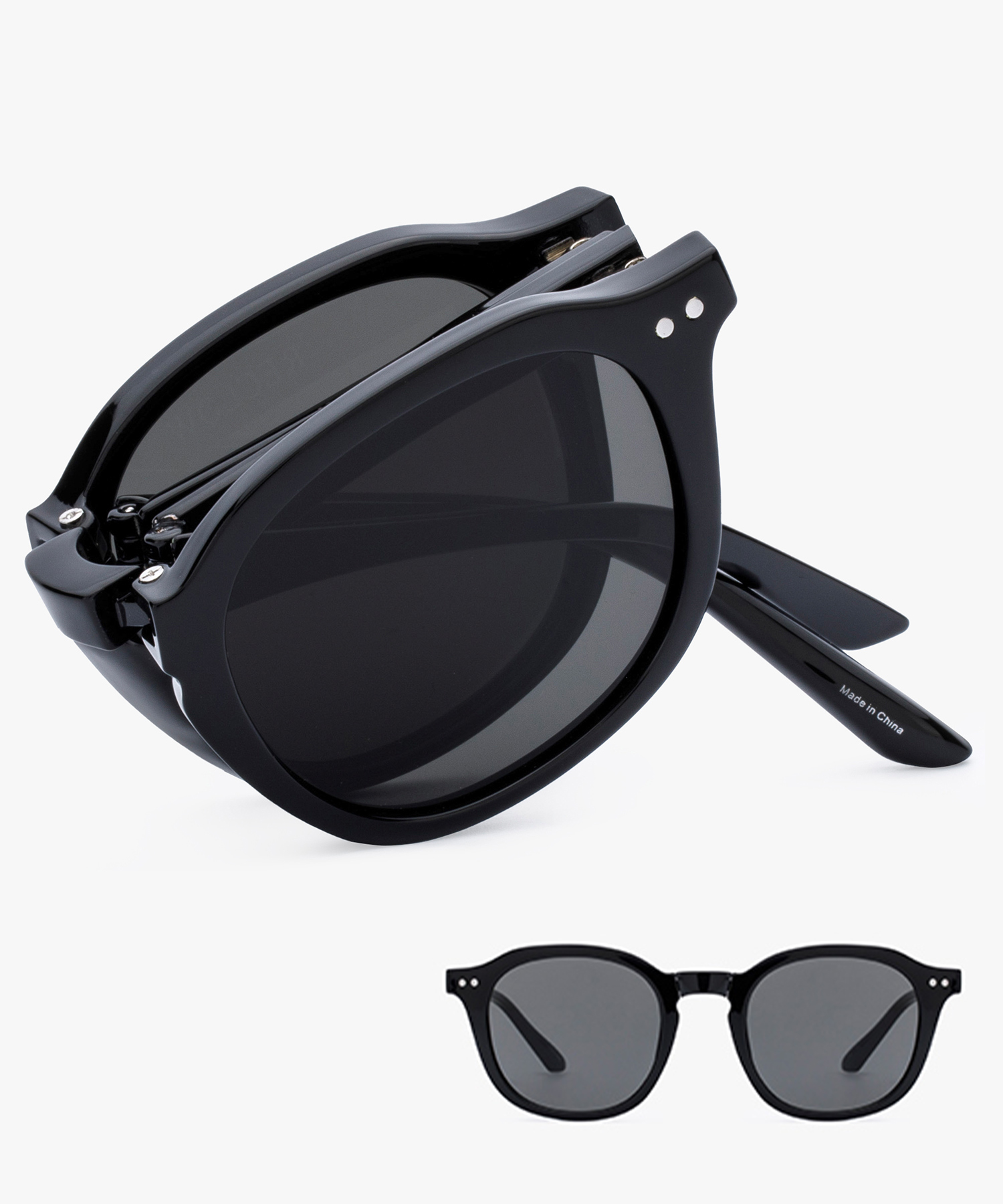 Alternative view of RECLOW ZEHE SUNGLASS BLACK