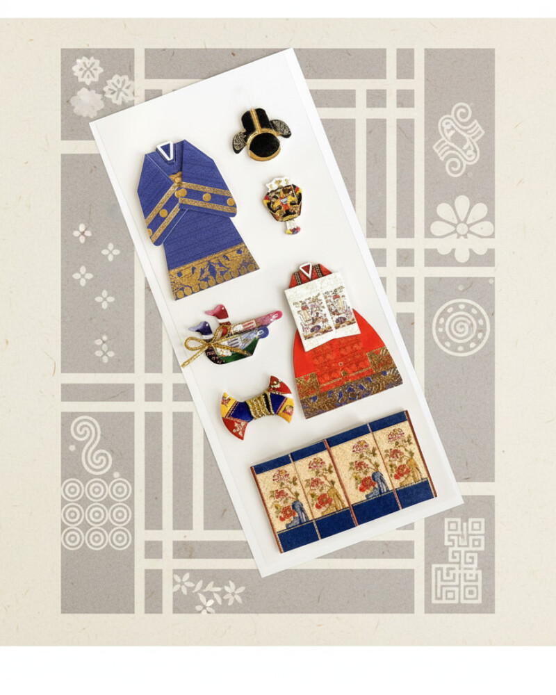 Traditional Korean Wedding Sticker