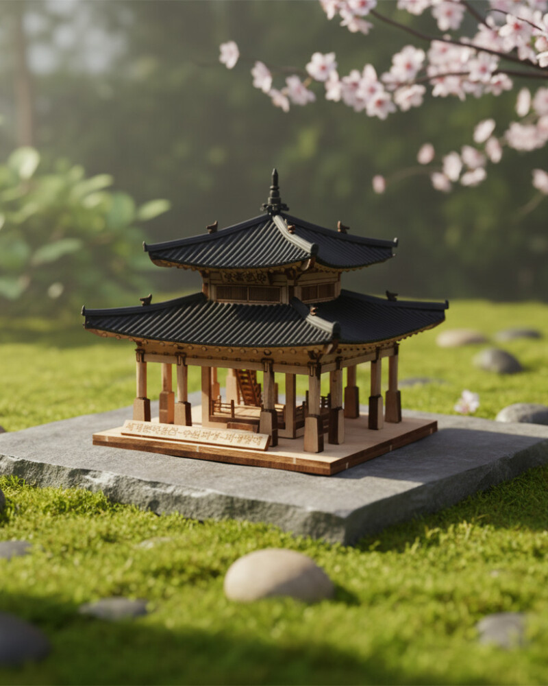 Wooden 3D Puzzle Global Cultural heritage -Suwon Hwaseong Jangdae