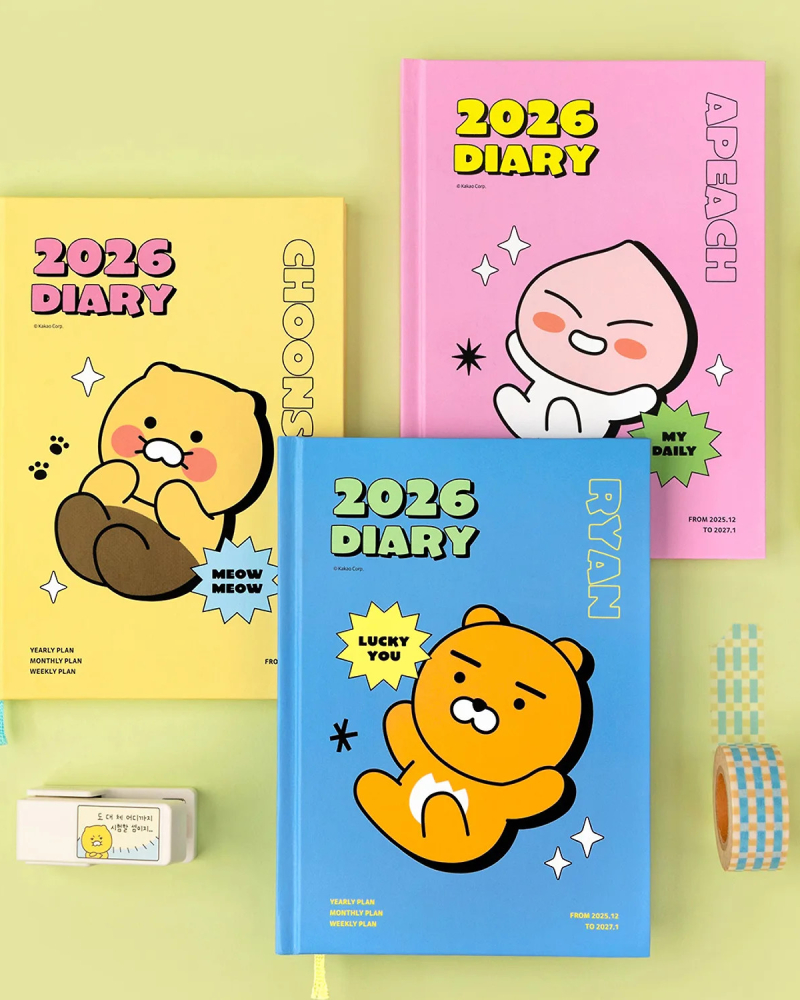 Kakao Friends 2026 Hardcover Planner