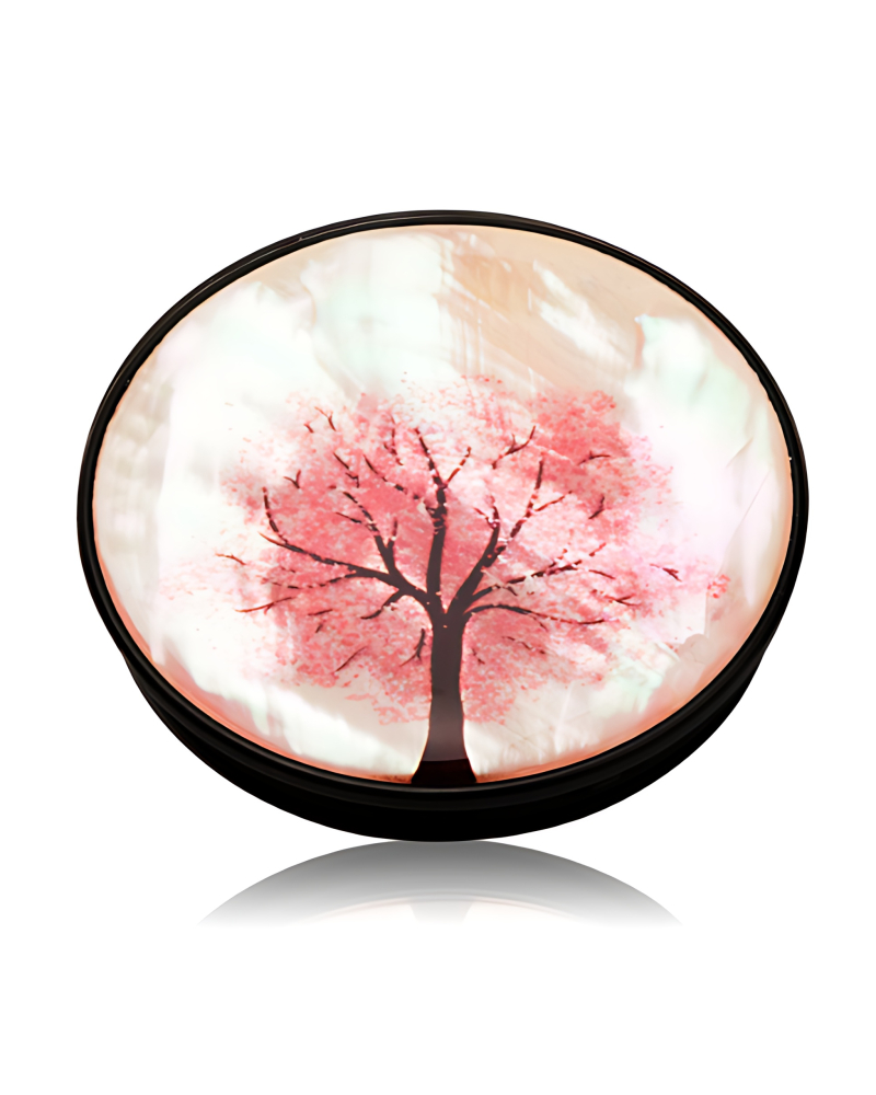 BIJOUKOREA Natural Mother-of-Pearl Smart Tok Cherry Blossom