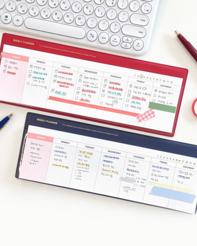 Jam Studio Weekly Desk Pad