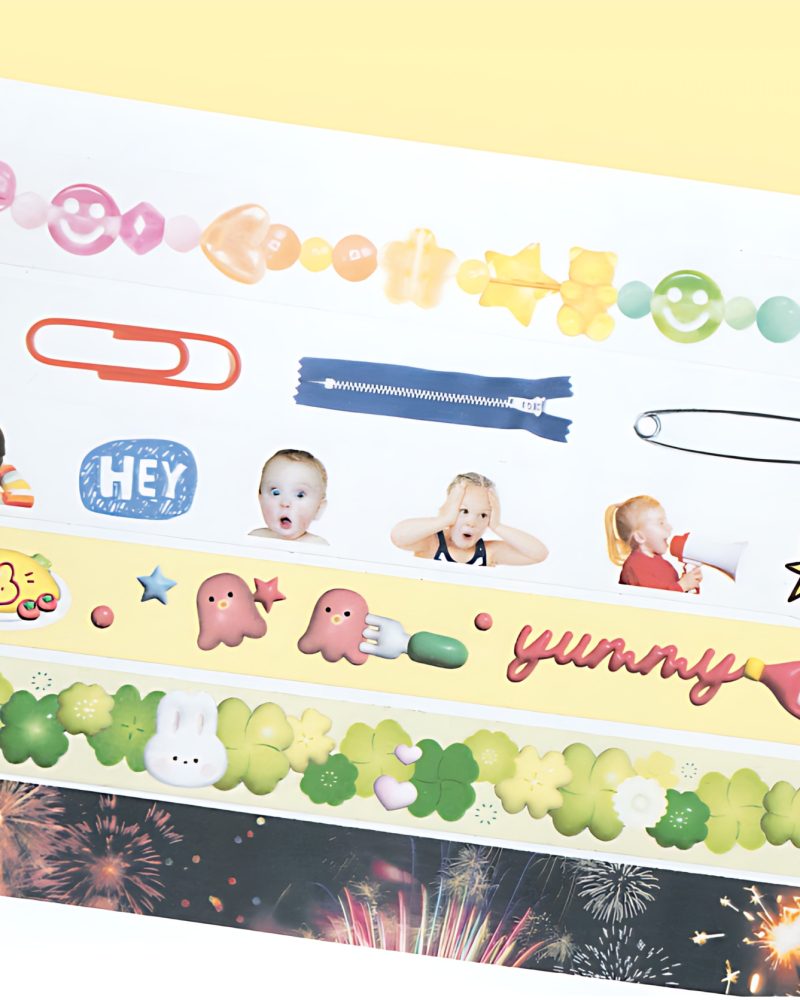 Alternative view of O-CHECK 6 Types of Masking Tape Illustrations