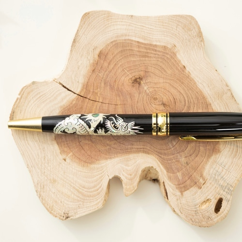 Alternative view of K-Heritage Traditional Folk Painting Mother-of-Pearl Ballpoint Pen