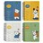 Alternative view of PINKFOOT Kkomang Cover Vocabulary Notebook Set 80 Sheets 4 Colors