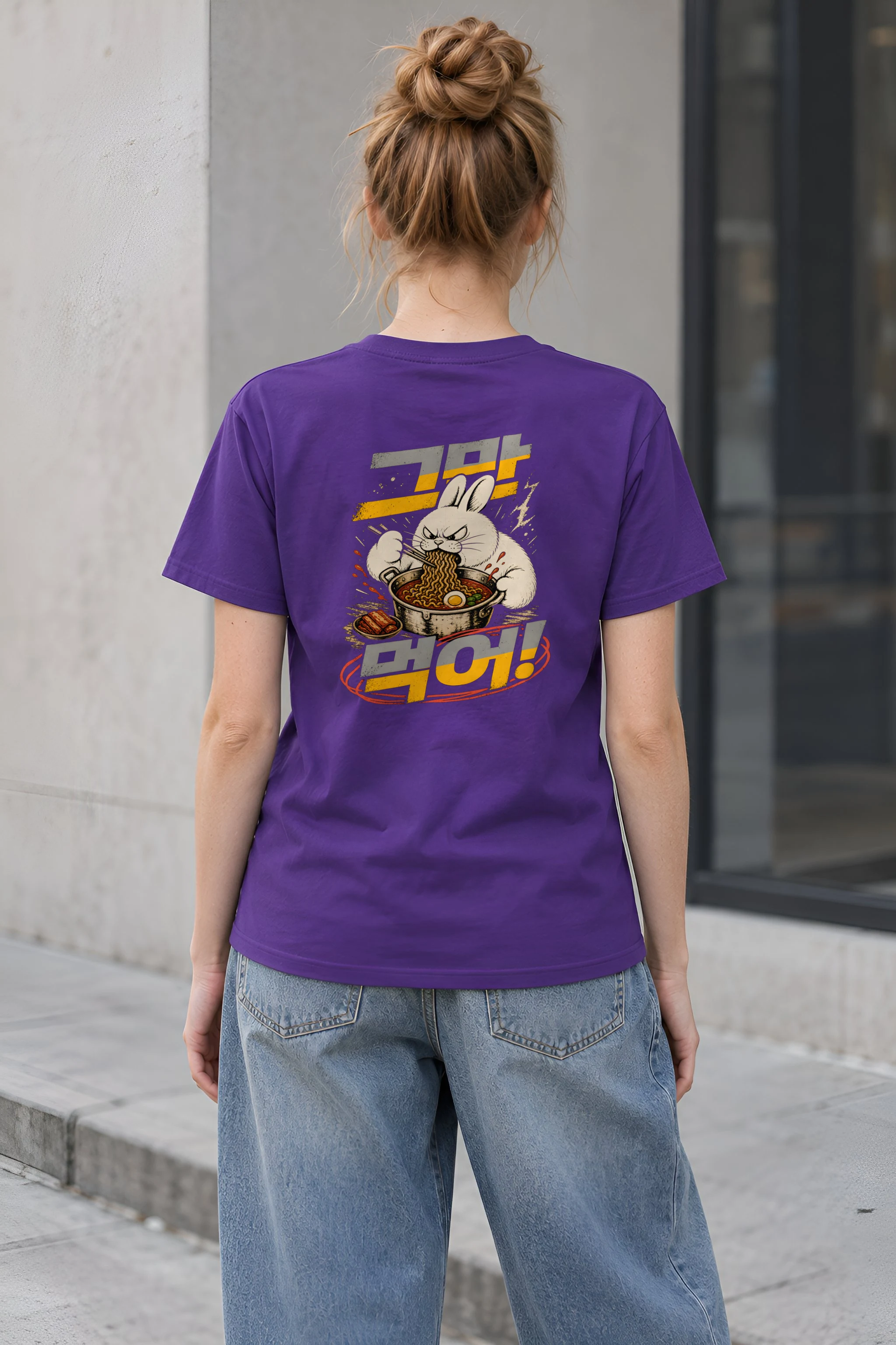 "MIDNIGHT RAMYEON" Heavyweight Unisex Crewneck T-shirt