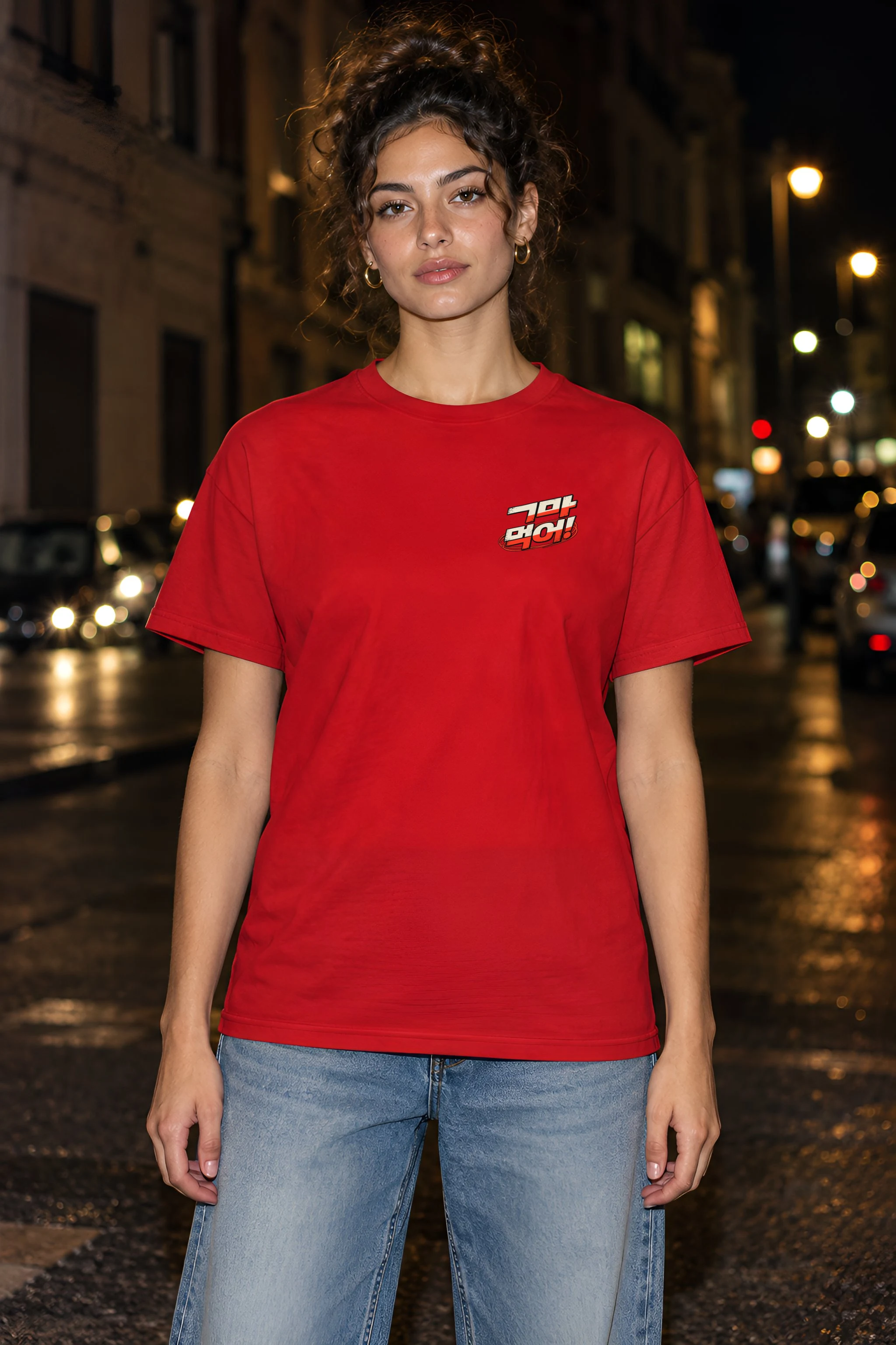 "MIDNIGHT RAMYEON" Heavyweight Unisex Crewneck T-shirt