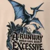 "A Runway Would Have Been Excessive" Men's Oversized Heavyweight Crewneck T-Shirt