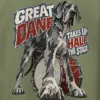 "Great Dane Bass Drum Collage" Heavy Blend Unisex Pullover Hoodie