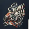 "Heavy Metal Diving Helmet" Heavyweight Unisex Crewneck T-shirt