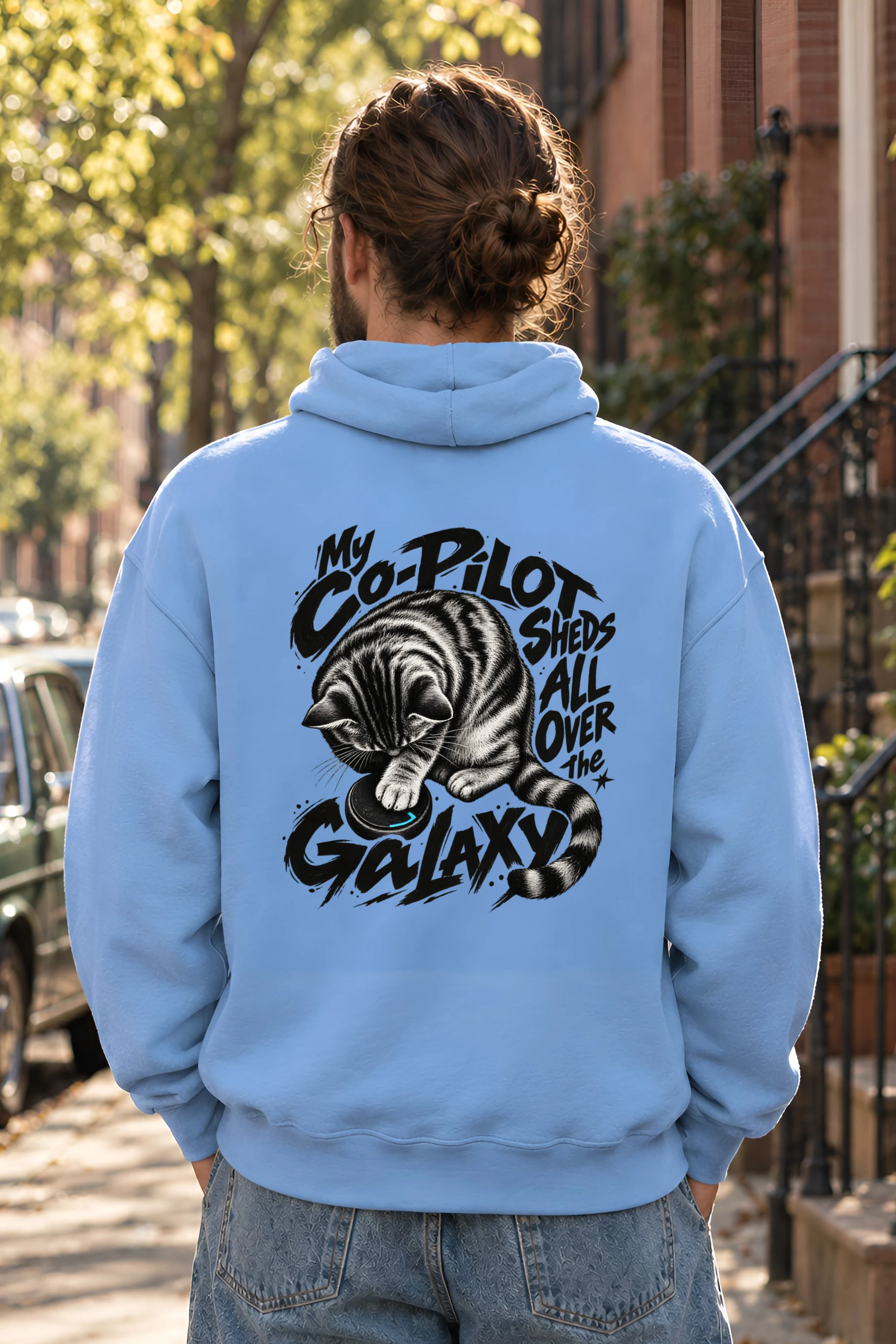 "My Co-Pilot Sheds" Heavy Blend Unisex Pullover Hoodie