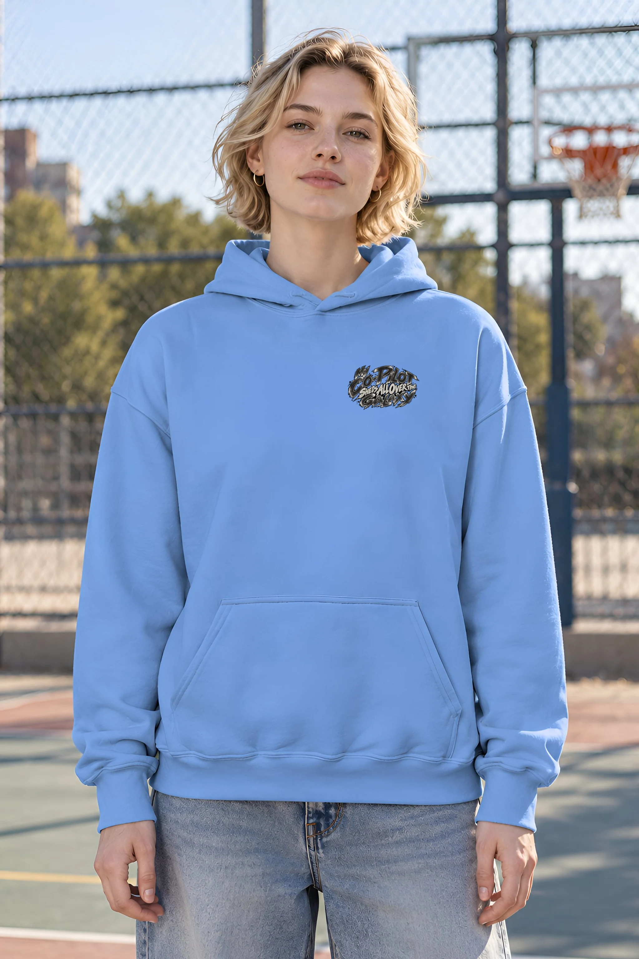 "My Co-Pilot Sheds" Heavy Blend Unisex Pullover Hoodie
